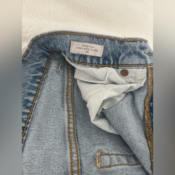 Pacsun Women’s High Rise Flare Jeans Size 26 - Picture 6 of 11